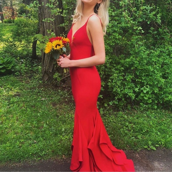 Cinderella Divine UE006 Fitted Evening Dress - Picture 6 of 8